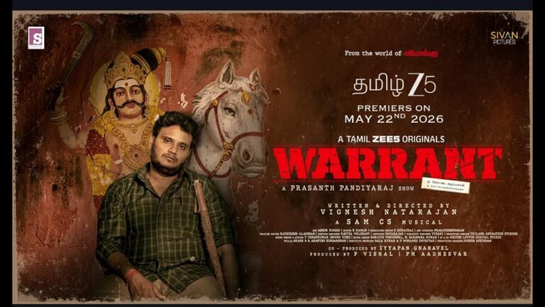 WARRANT | Official Trailer | A Tamil ZEE5 Original | Prasanth Pandiyaraj | Premieres 22nd May
