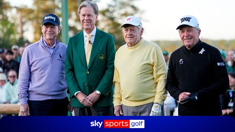 THE MASTERS HONORARY STARTERS