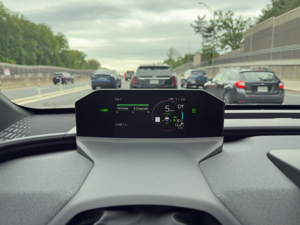 Subaru Solterra main instrument display