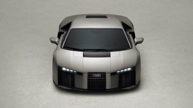 Not the next R8? Audi reveals mid-engined plug-in hybrid V8 Nuvolari.