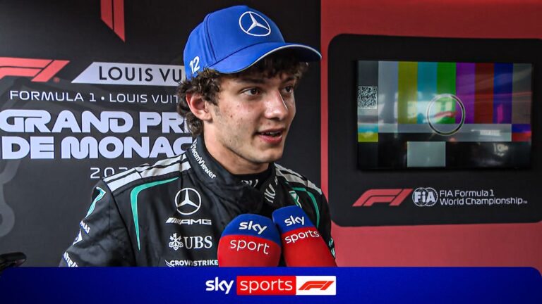 'I'm still shaking!' | Antonelli on 'immense' Monaco GP pole