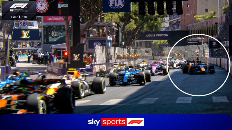 NIGHTMARE start for Max as he fails to get off the line in Monaco!