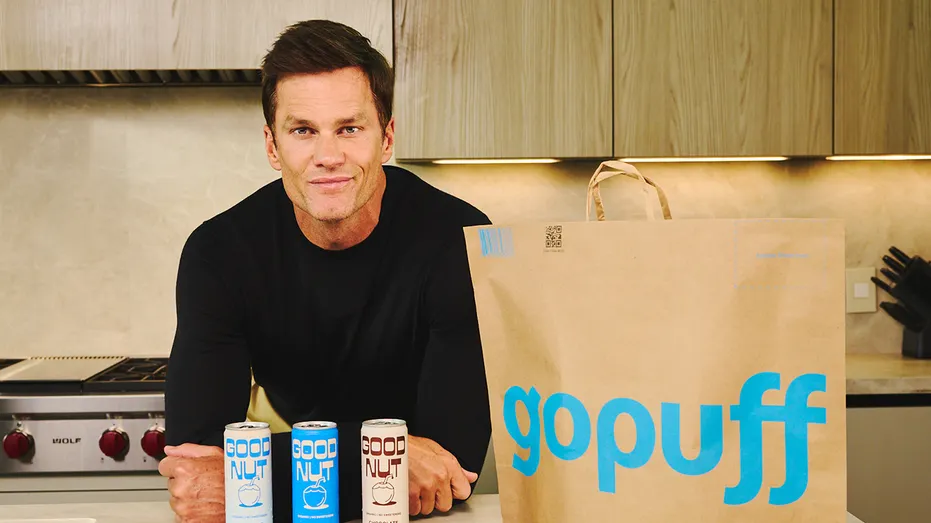 Tom Brady with Good Nut and Gopuff