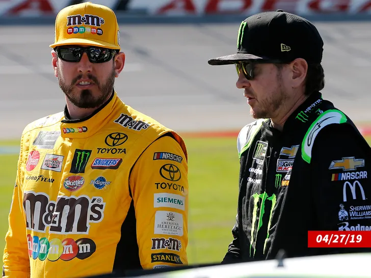 kurt and kyle busch together GETTY