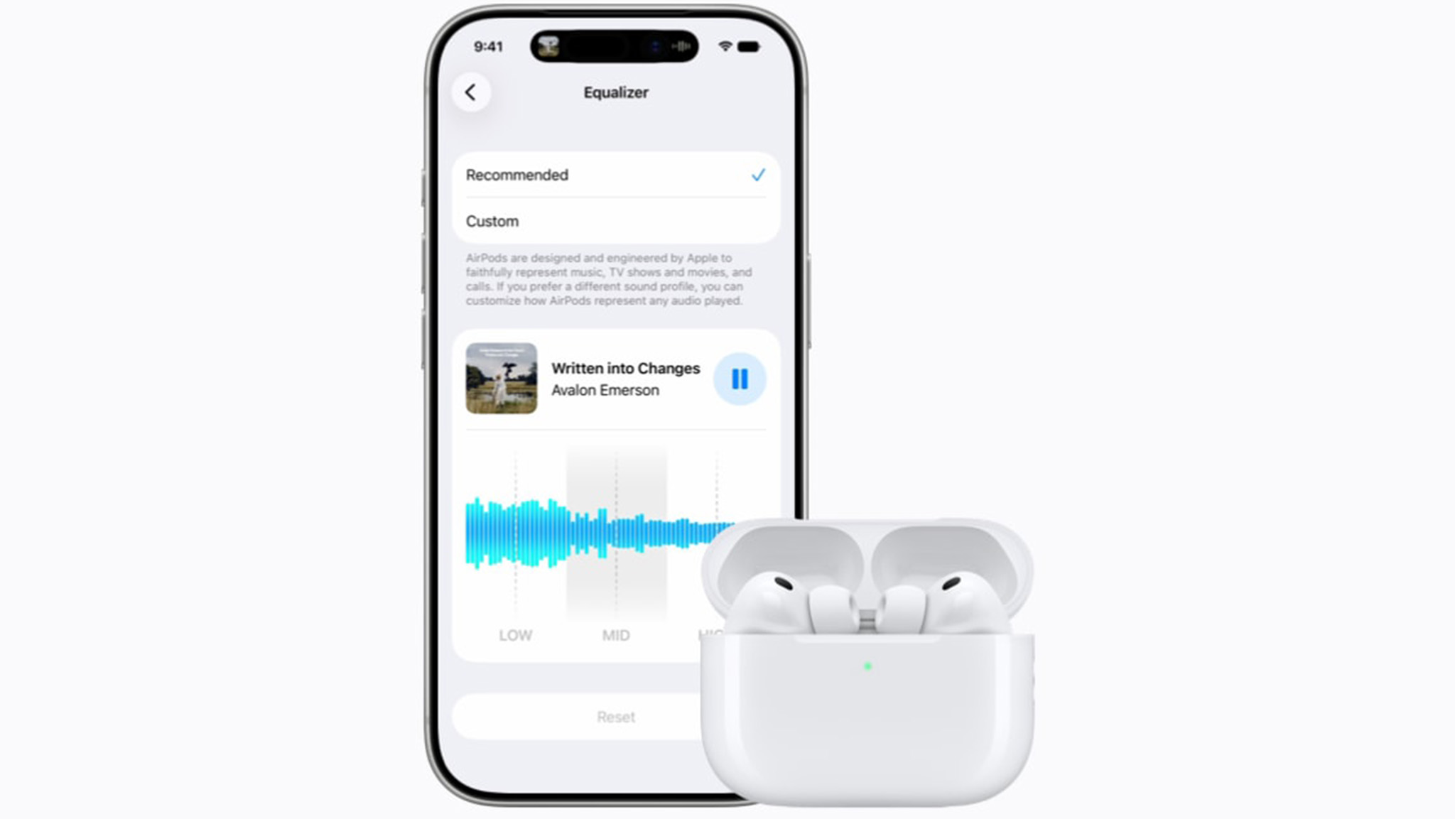 AirPod EQ settings in iOS 27