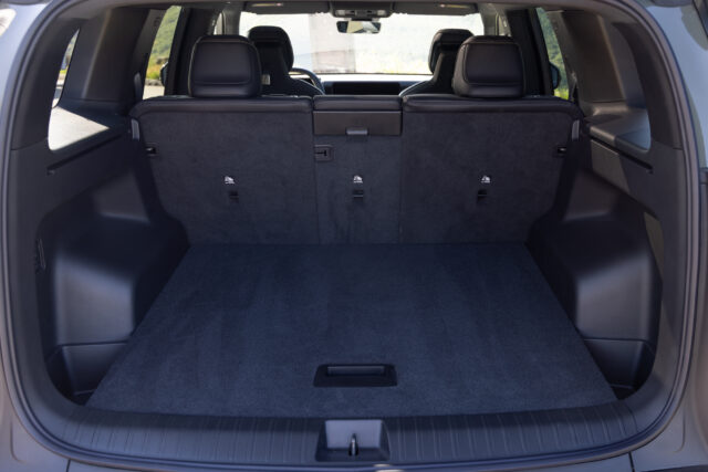 Rivian R2 cargo area