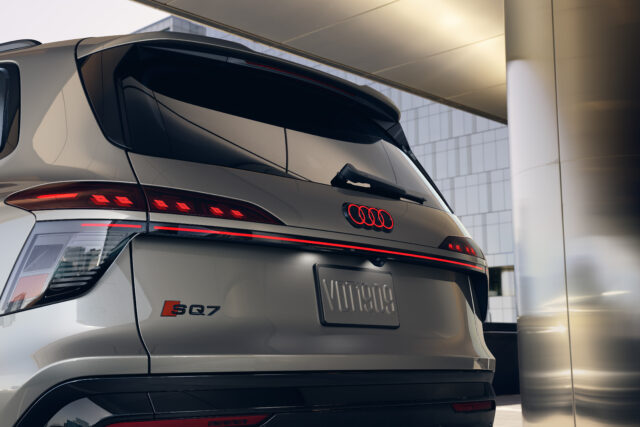 Audi SQ7 taillights.