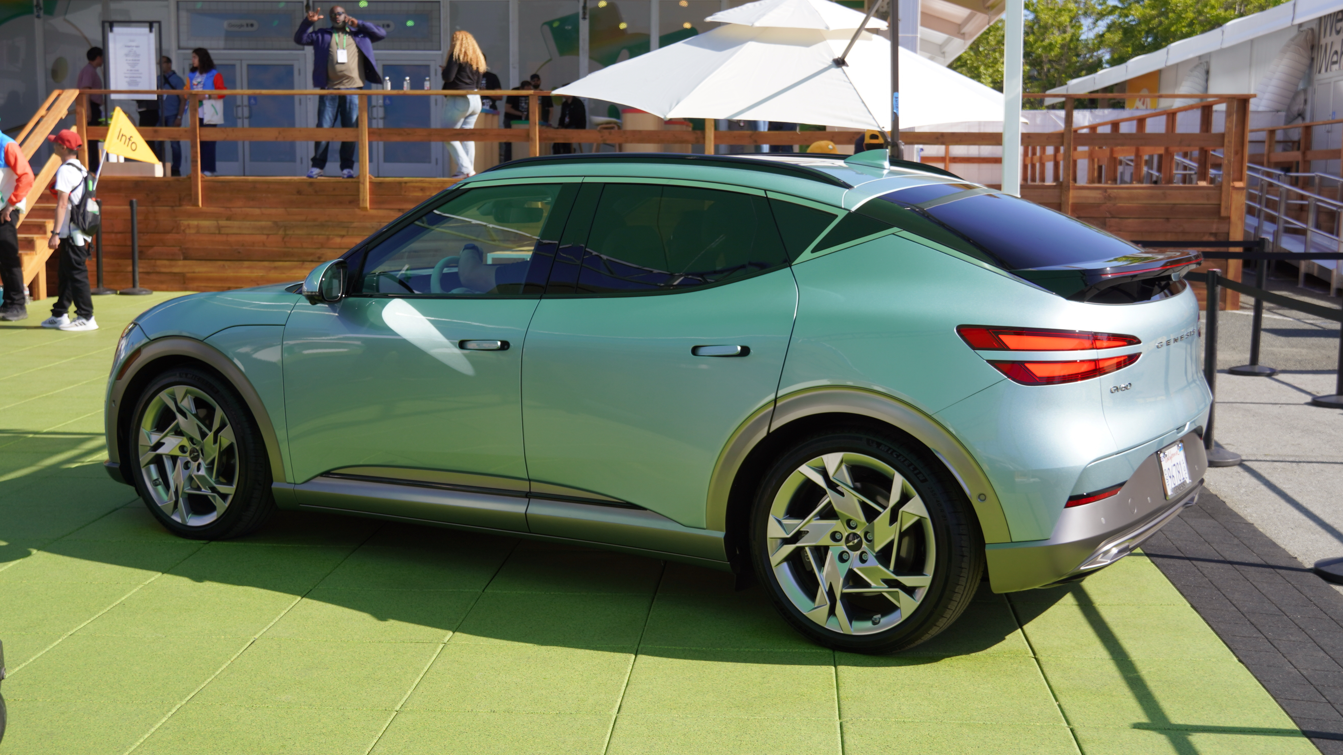 Genesis car with Android Auto