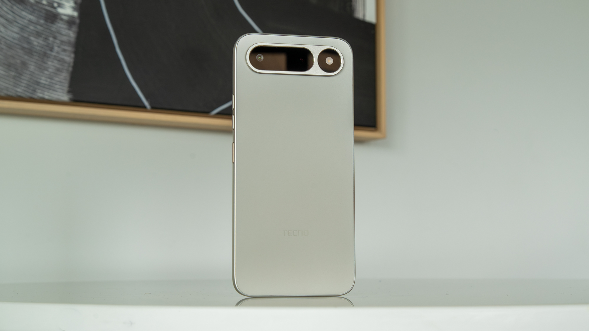 Tecno Spark 50 5G on a white surface