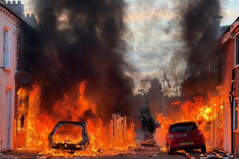 'Masked Men Burning Families Out of Their Homes': Belfast Protests Erupt After Knife Attack