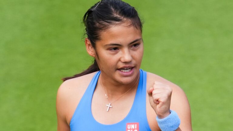 Queen’s Club: Emma Raducanu beats Sorana Cirstea in straight sets to reach quarter-finals on home soil | Tennis News
