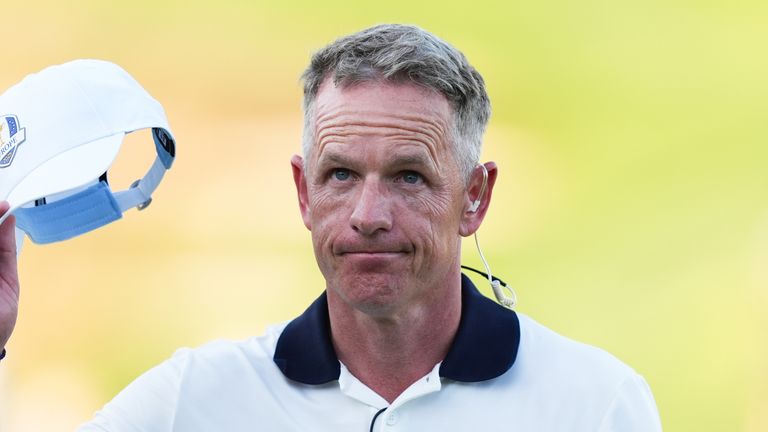 Luke Donald spoke on Wednesday about Jon Rahm's fines 