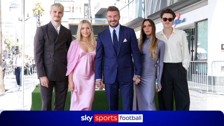 'I am living the American dream!' | Beckham added to Hollywood Walk of Fame
