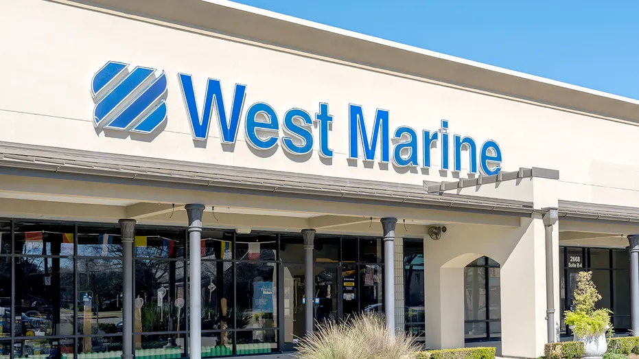The outside of a West Marine store in Louisiana.