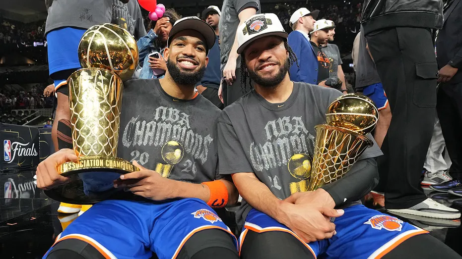 Karl Towns and Jalen Brunson