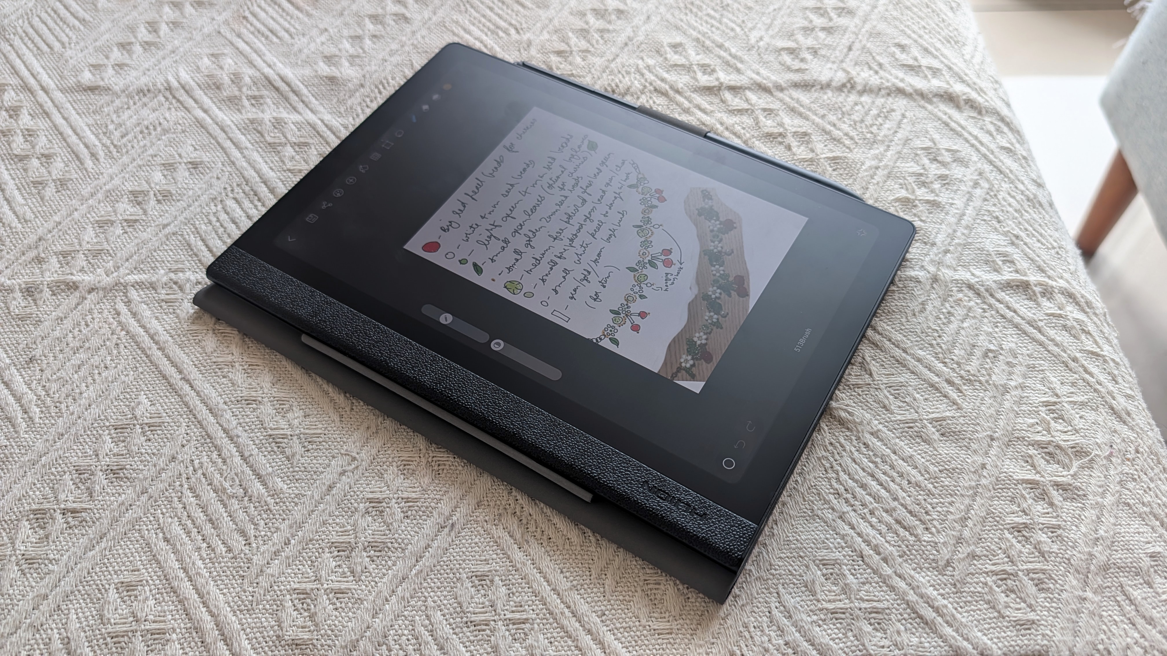 Huion Note E Android tablet with a stylus and paper-like display