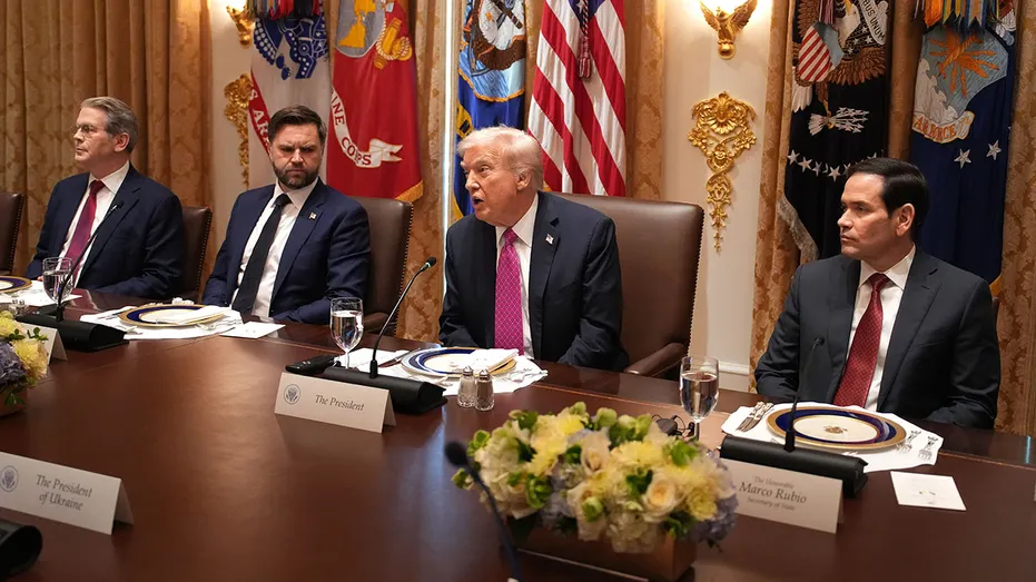 President Trump at a Cabinet meeting
