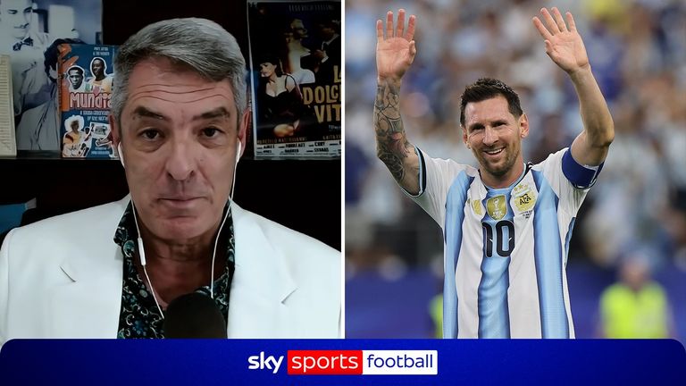 South American football expert Tim Vickery debates whether Lionel Messi is the greatest footballer of all-time after he became the World Cup's leading scorer.