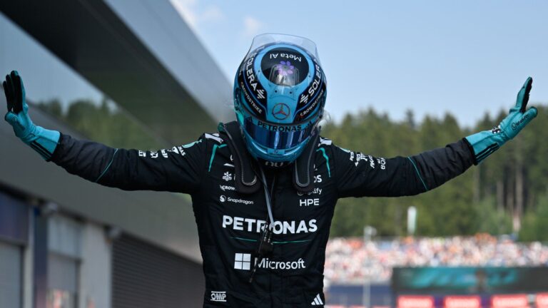 Austrian GP: George Russell holds off Max Verstappen to end winless streak and reinvigorate title bid | F1 News