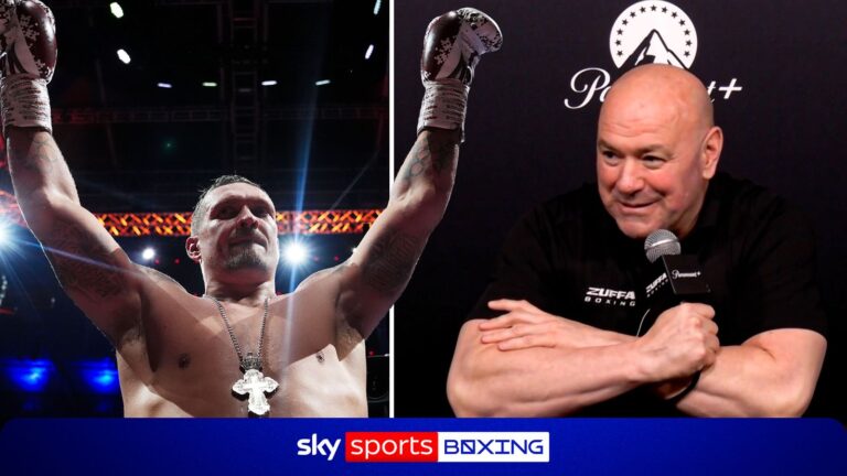 'I have all the info!' | Dana White teases AJ-Fury location