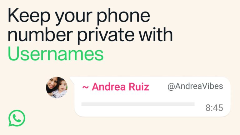 You can reserve your WhatsApp username this week to keep your number private
