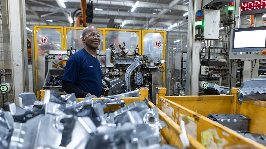 A BMW plant worker.