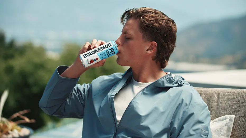 Joe Burrow with BODYARMOR FIT