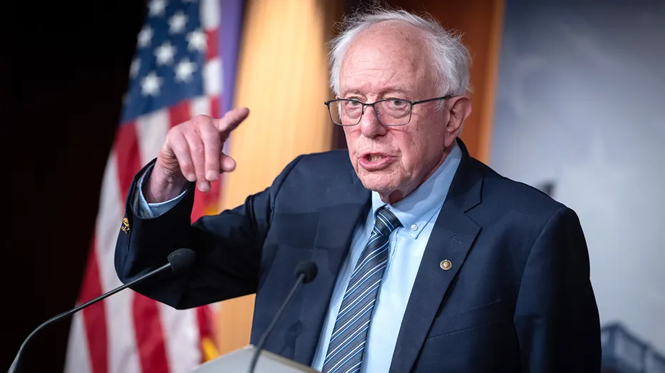 Senator Bernie Sanders speaking
