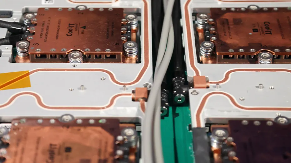 A computer blade for the Hewlett Packard Enterprise El Capitan supercomputer