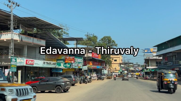 Edavanna to Thiruvaly road trip | 4K