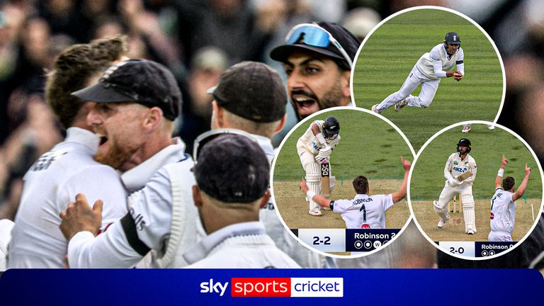 Ollie Robinson inspires England comeback after taking a sensational three wickets in just one over.