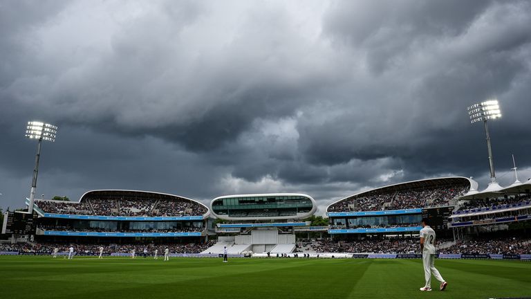 Bowlers from both sides took advantage of the cloudy conditions and uneven bounce at Lord's 