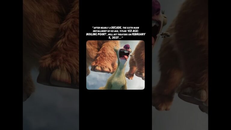 First official trailer for Ice Age 6 #shorts #fyp