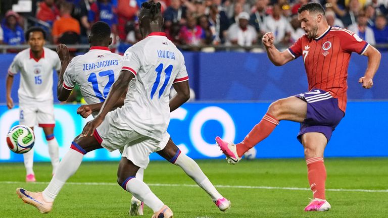 John McGinn puts Scotland ahead against Haiti