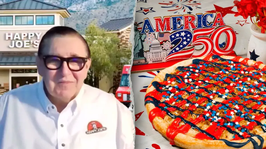 Happy Joe’s CEO Tom Sacco discussed the pizza chain’s AMERICA250 campaign