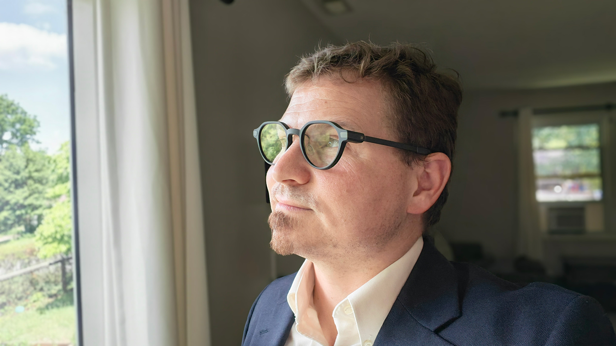 Wearing Even Realities G2 smart glasses