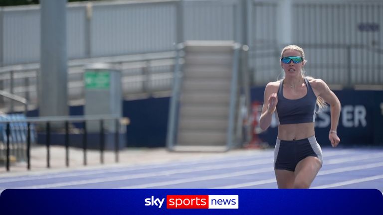 Sky Sports' Geraint Hughes speaks to Team GB's Keely Hodgkinson about her 800m world record attempt