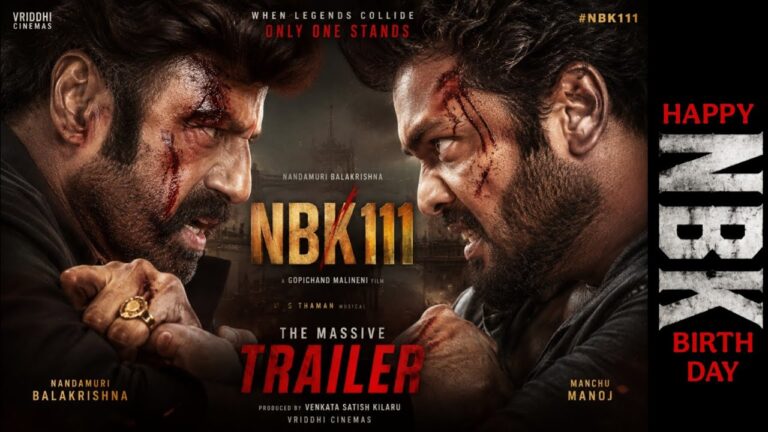 NBK111 Official Trailer | Nandamuri Balakrishna vs Manchu Manoj 🔥 | Gopichand Malineni | Thaman S