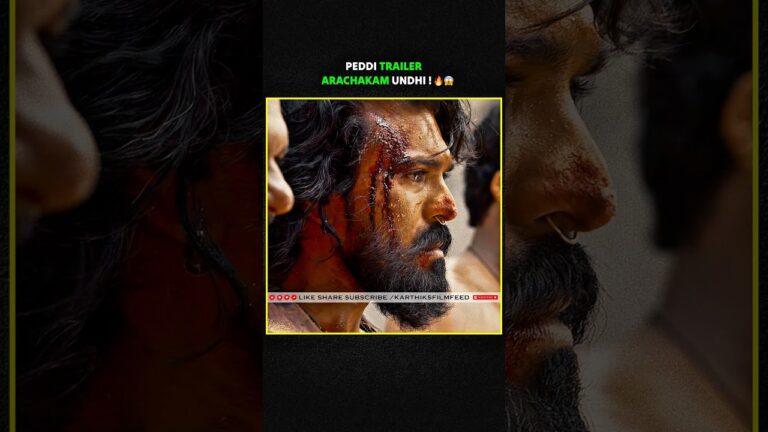 Peddi Official Trailer Review 🔥 & Breakdown | Peddi Trailer Hidden Details | Ramcharan | shorts