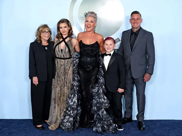 Pink and Carey Hart with their children