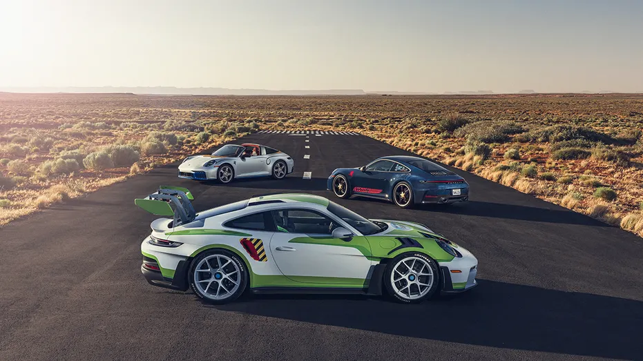 Porsche’s three 