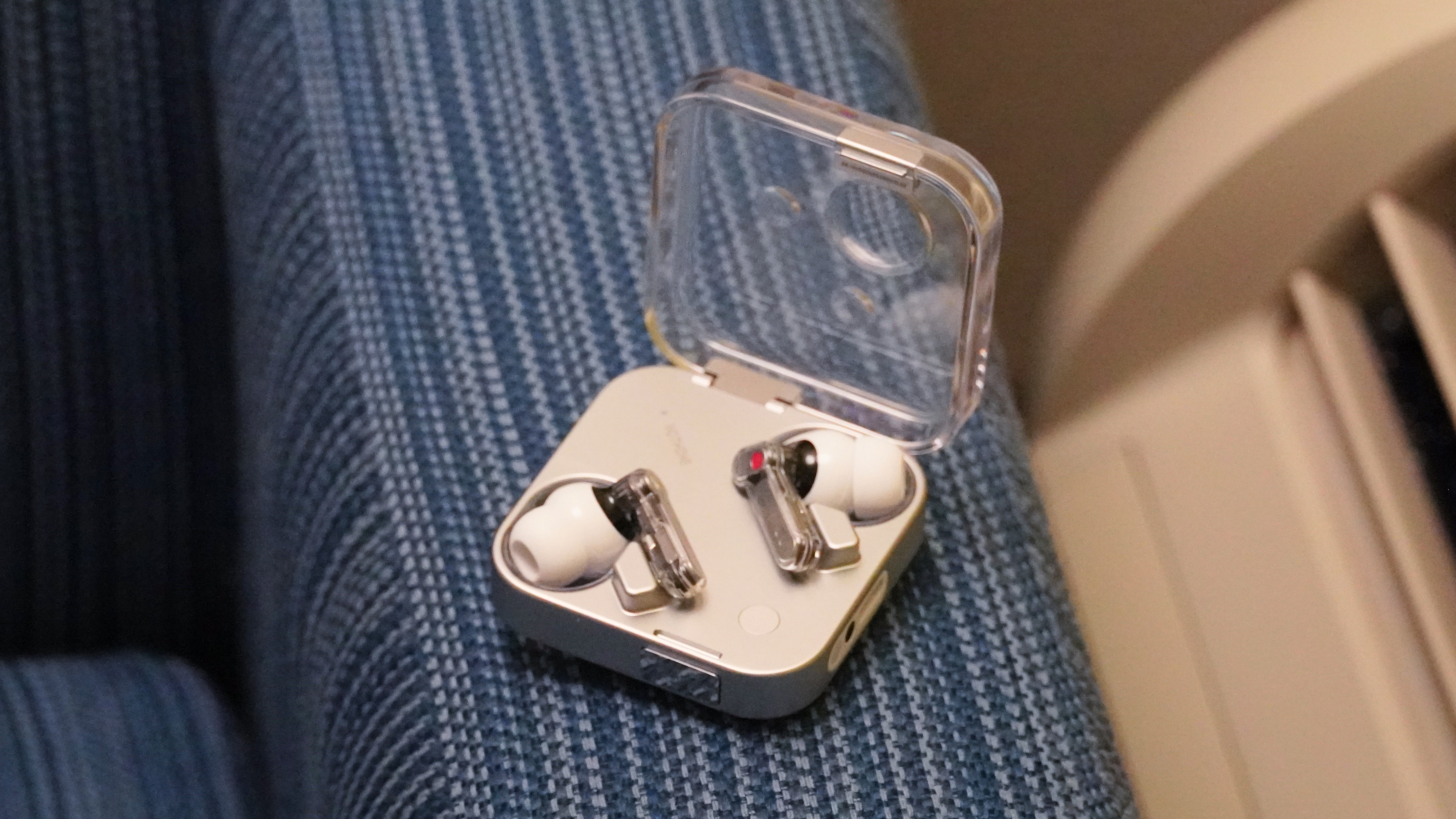 The Nothing Ear 3 in a white and silver aluminum colorway.