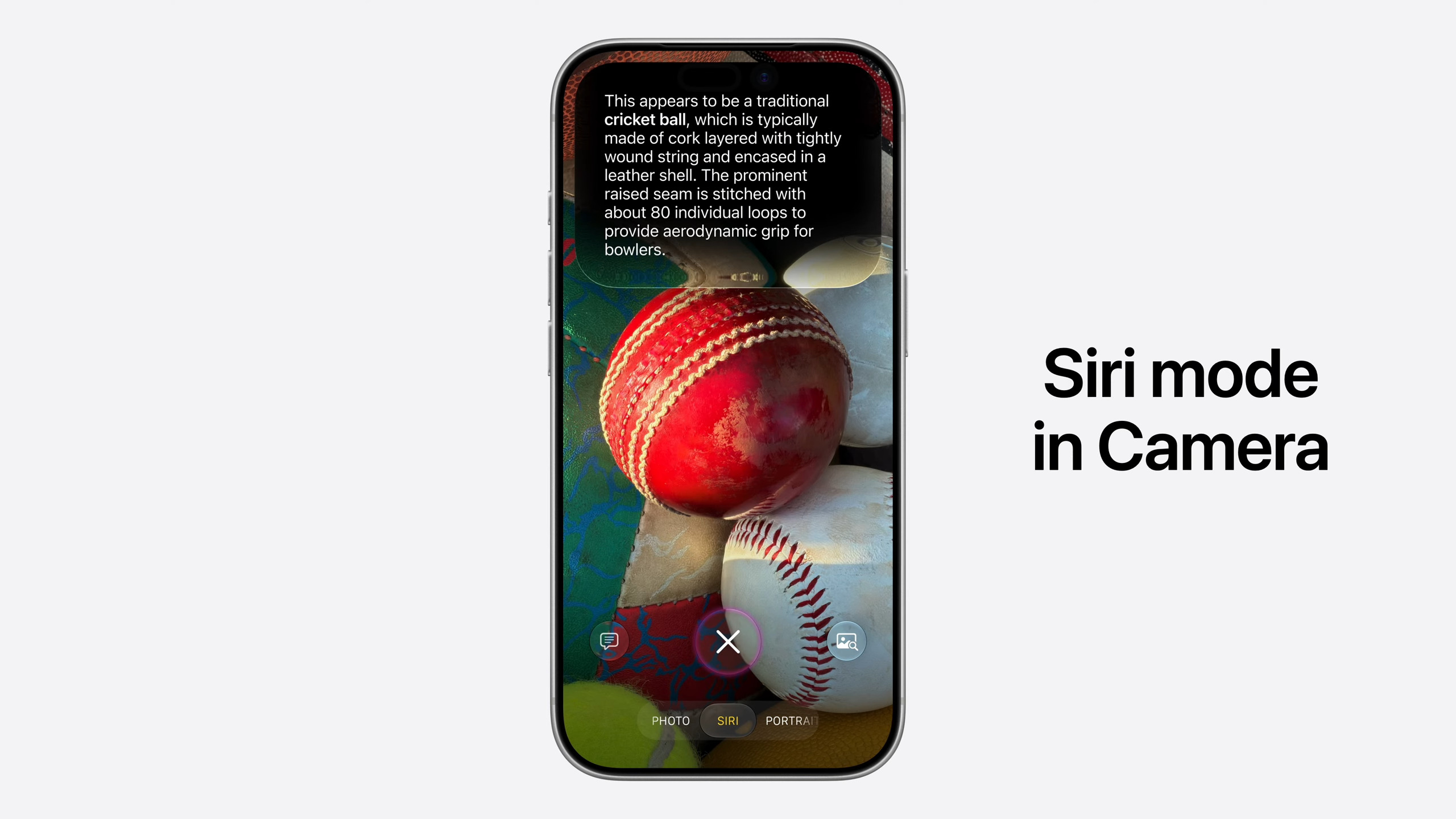 Image showing Siri Mode in Camera on iOS 27