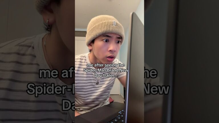 Spider-Man Brand New Day Trailer! 😭 REACTION Official Trailer #shorts