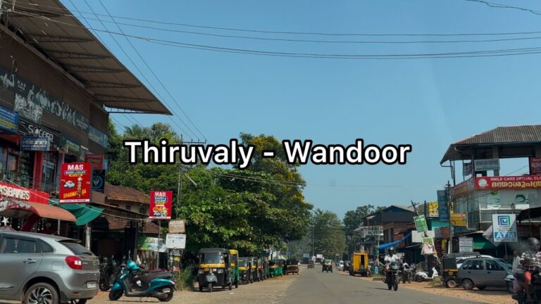 Thiruvaly to Wandoor road trip | 4K