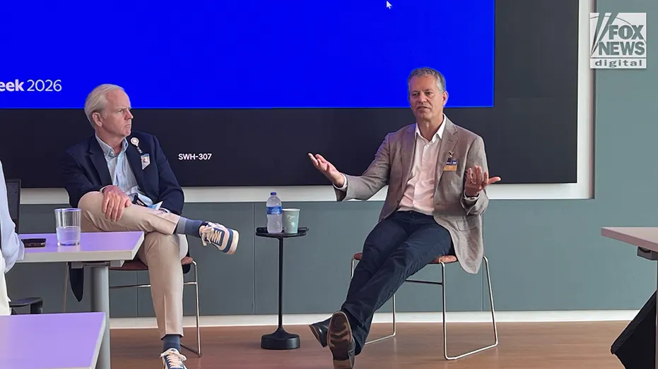 Walmart CEO John Furner and Dan Bartlettl executive Vice President, Corporate Affairs, Walmart Inc.