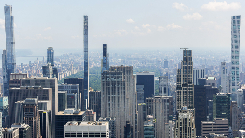 New York City skyline as viewed from Midtown