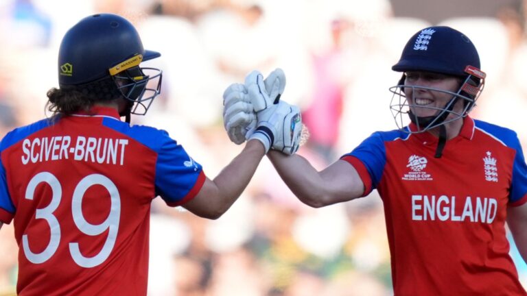 Women’s T20 World Cup: Nat Sciver-Brunt overcomes nerves as ‘close to complete’ England book final against Australia | Cricket News