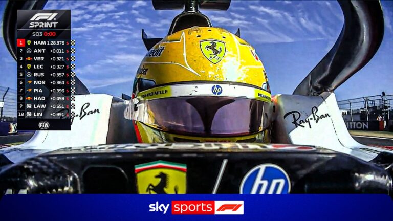 Hamilton beats Antonelli to claim Sprint Pole at Silverstone!