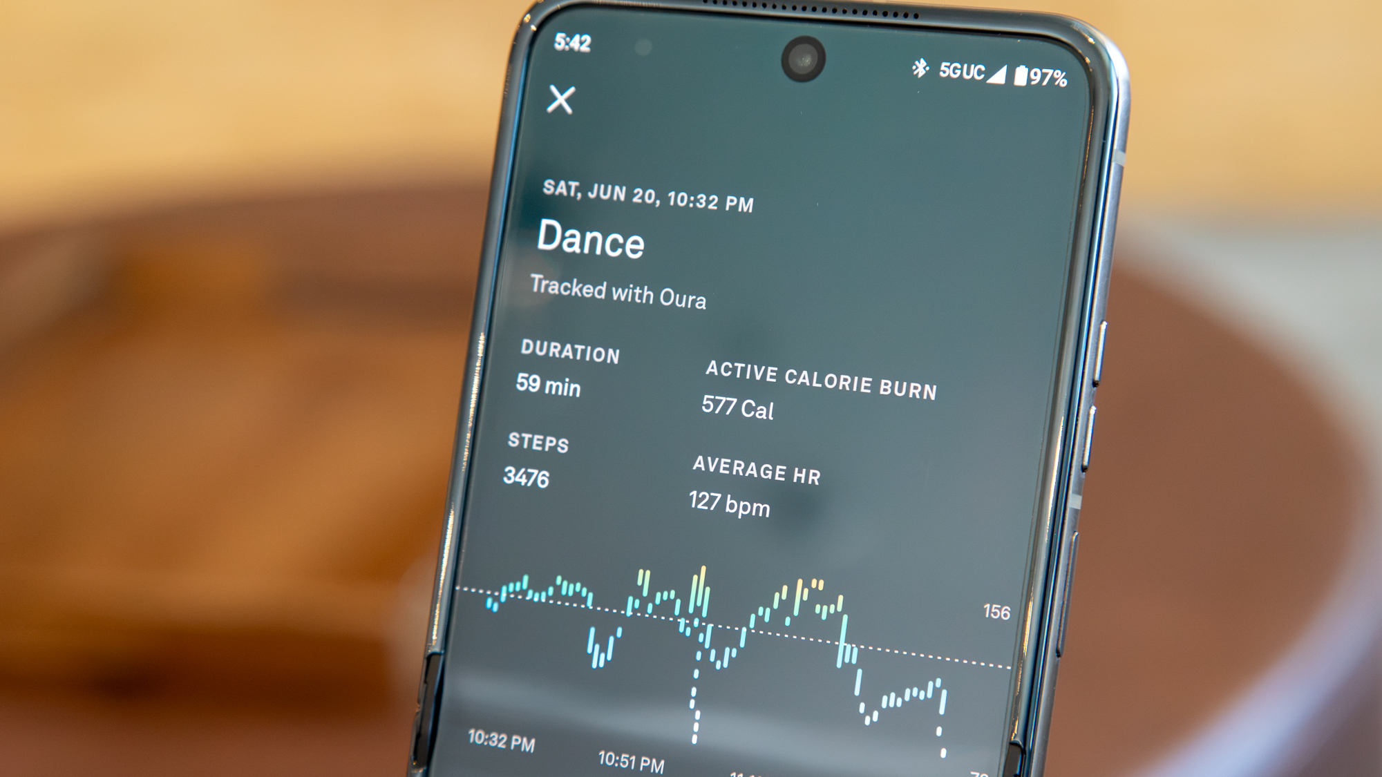 Oura Ring 5 automatic activity tracking